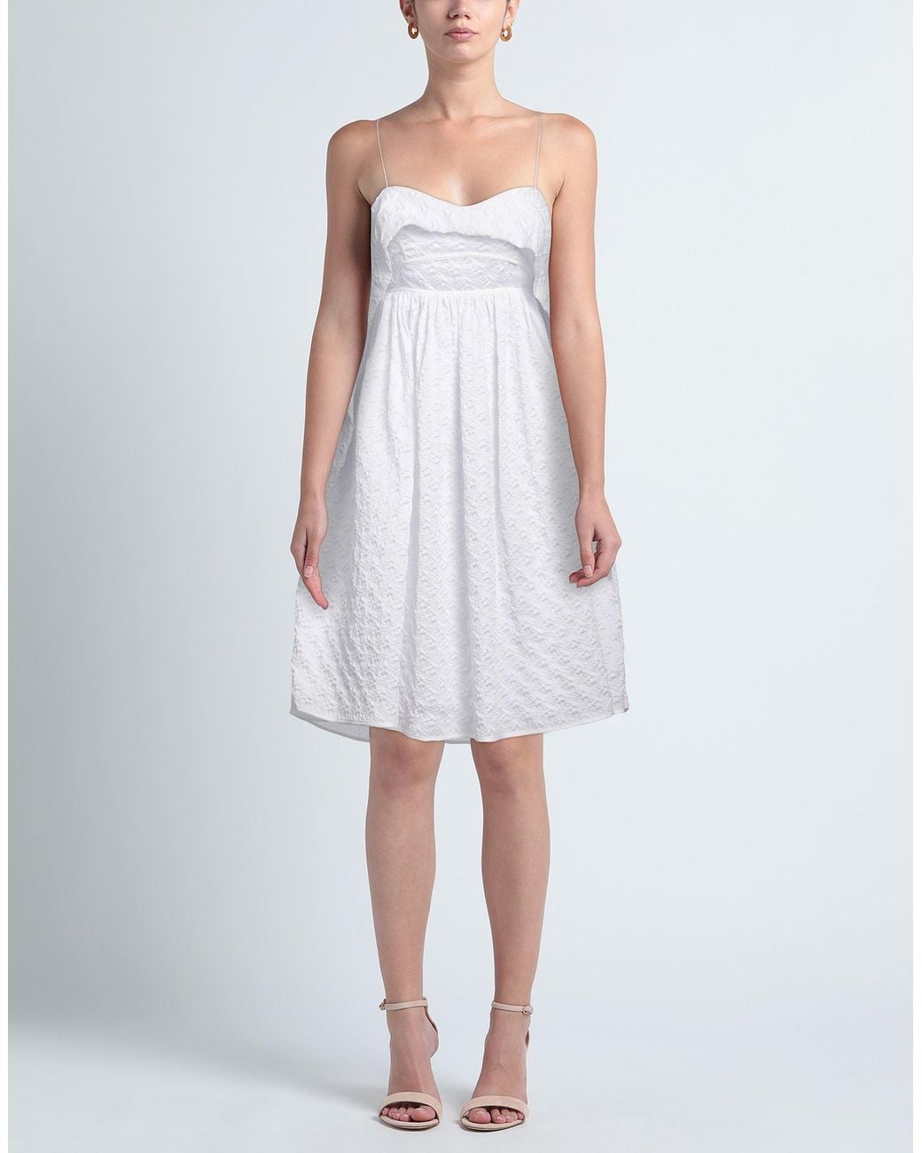 CECILIE BAHNSEN White Mini Dress