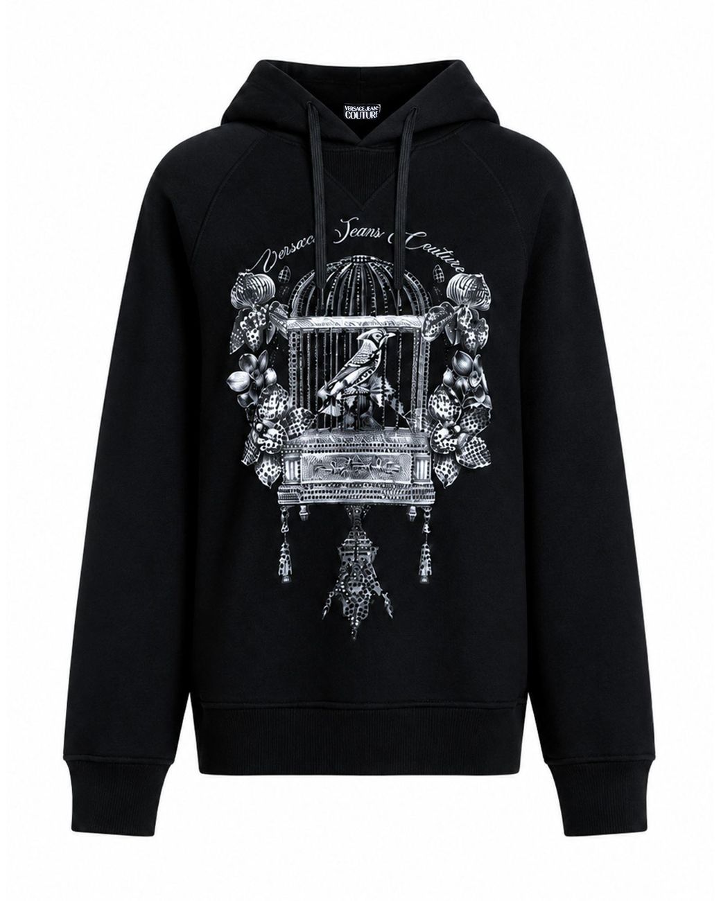 Versace Jeans Couture Black Sweatshirt Cotton