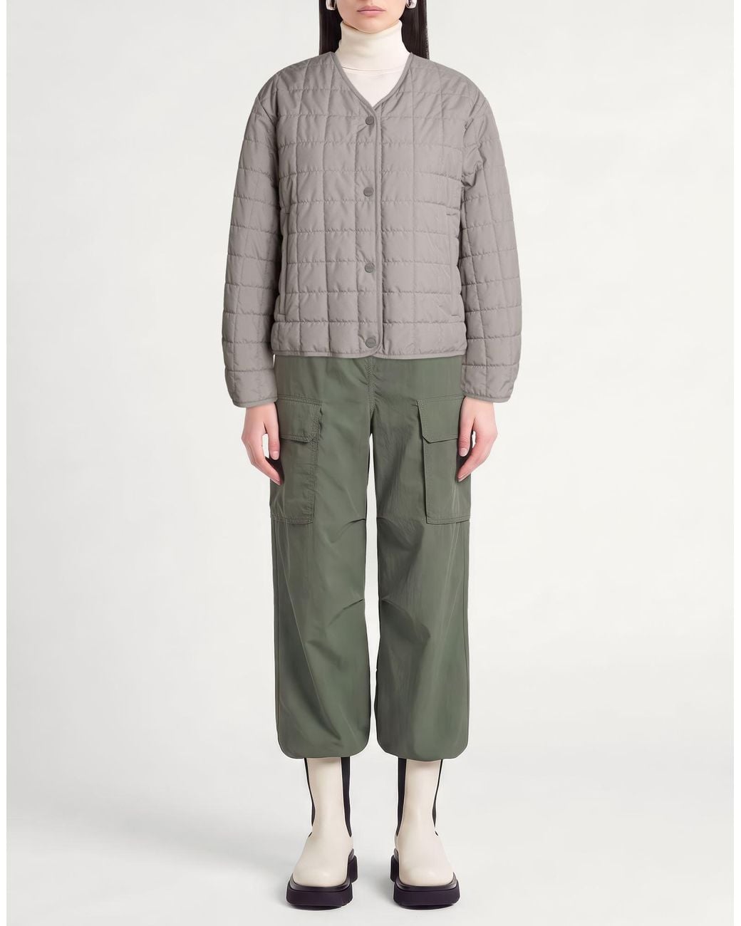 Herno Gray Light Jacket Polyester, Ptfe