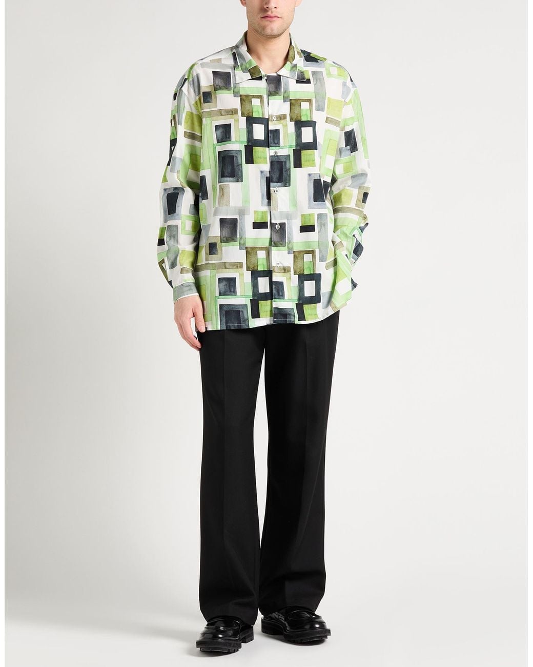 Emporio Armani Green Shirt for men