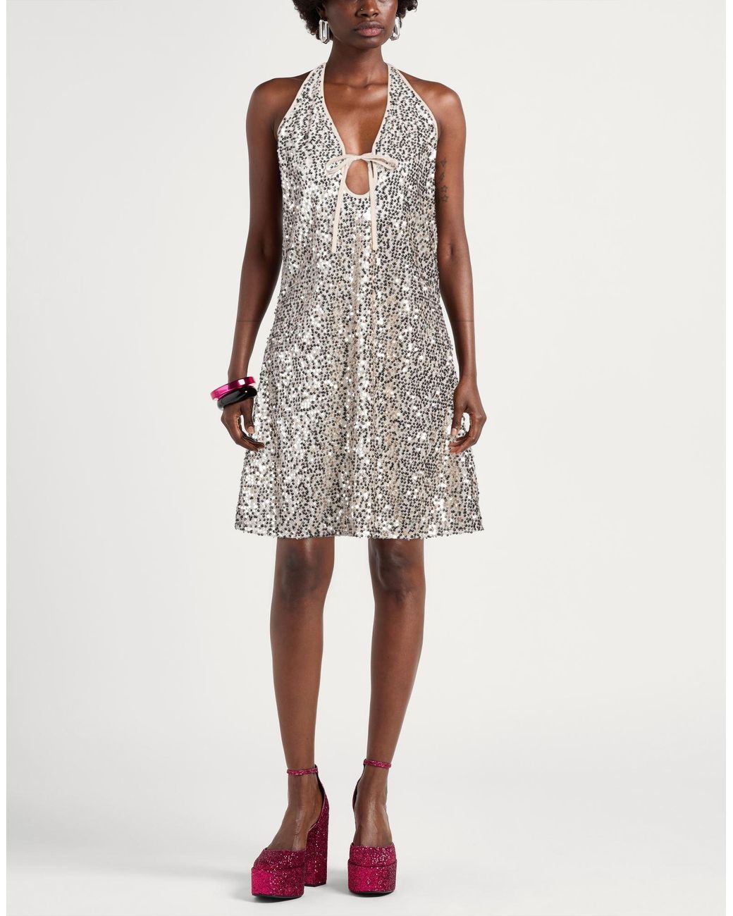 ROTATE BIRGER CHRISTENSEN White Mini Dress