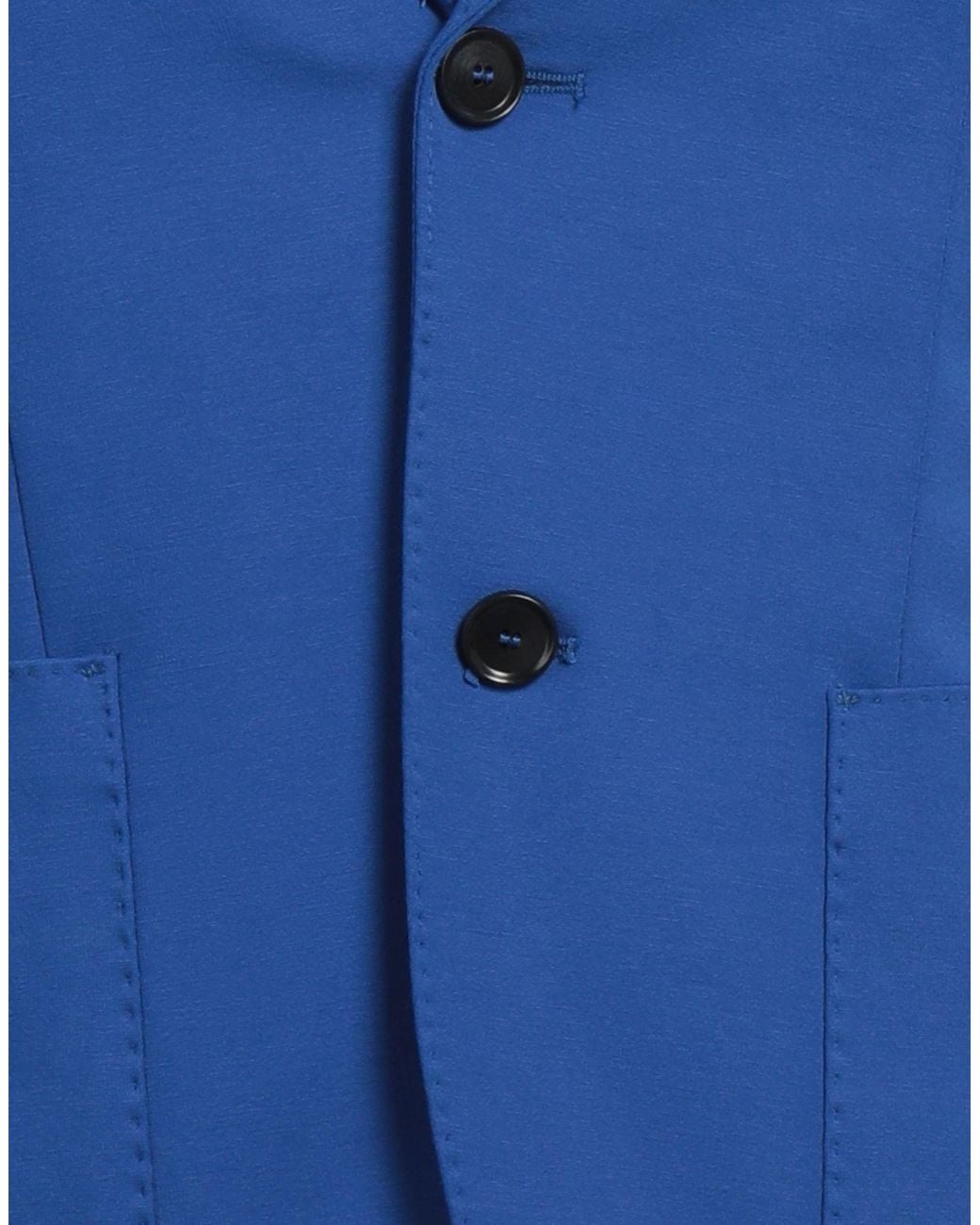 BRERAS Milano Blue Blazer Viscose, Polyamide, Elastane for men
