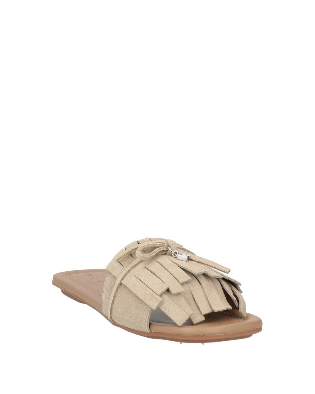 Hogan Natural Sandals Leather