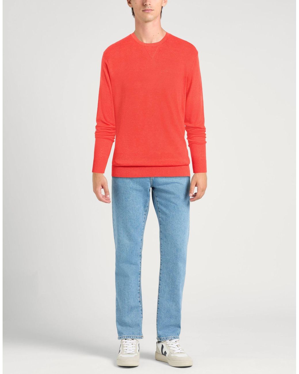 Pullover di Kangra in Red da Uomo