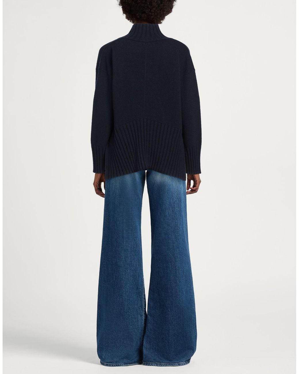 Alpha Studio Blue Turtleneck