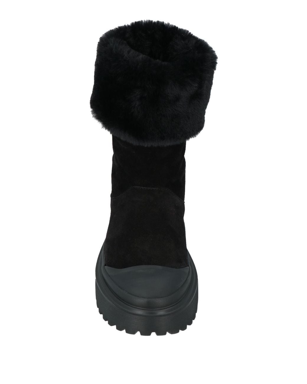 Hogan Black Ankle Boots Leather