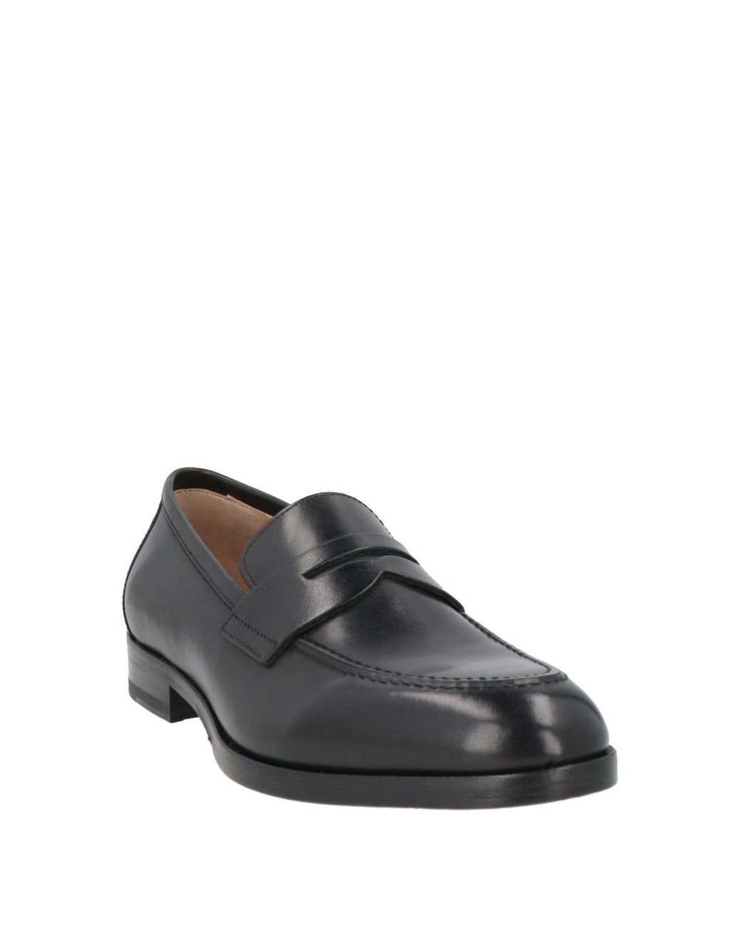 Testoni Gray Loafers Leather for men