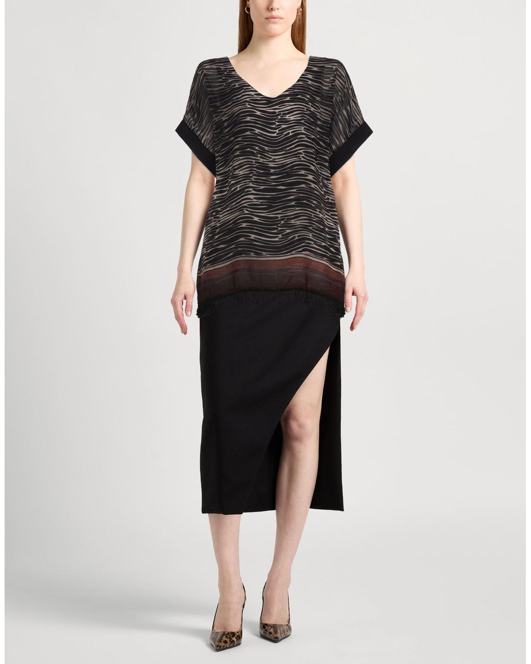 LOLA SANDRO FERRONE Black Top Polyester