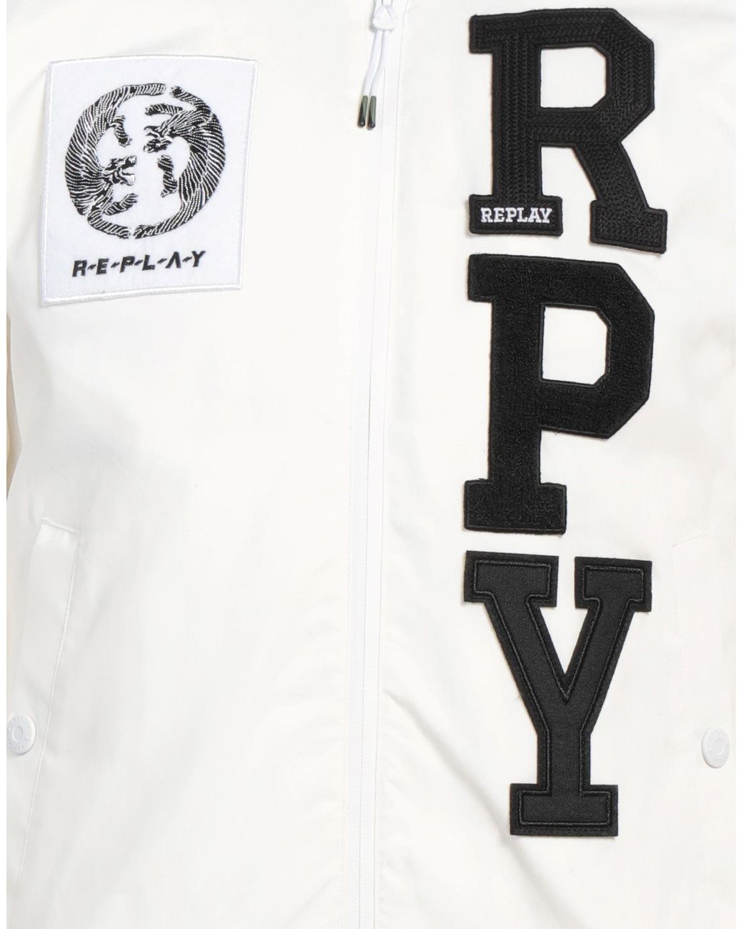Replay White Jacket for men