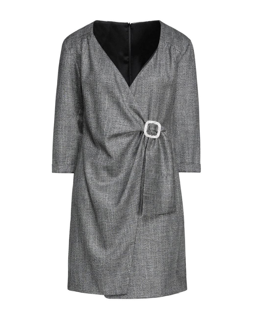 Hanita Gray Mini Dress