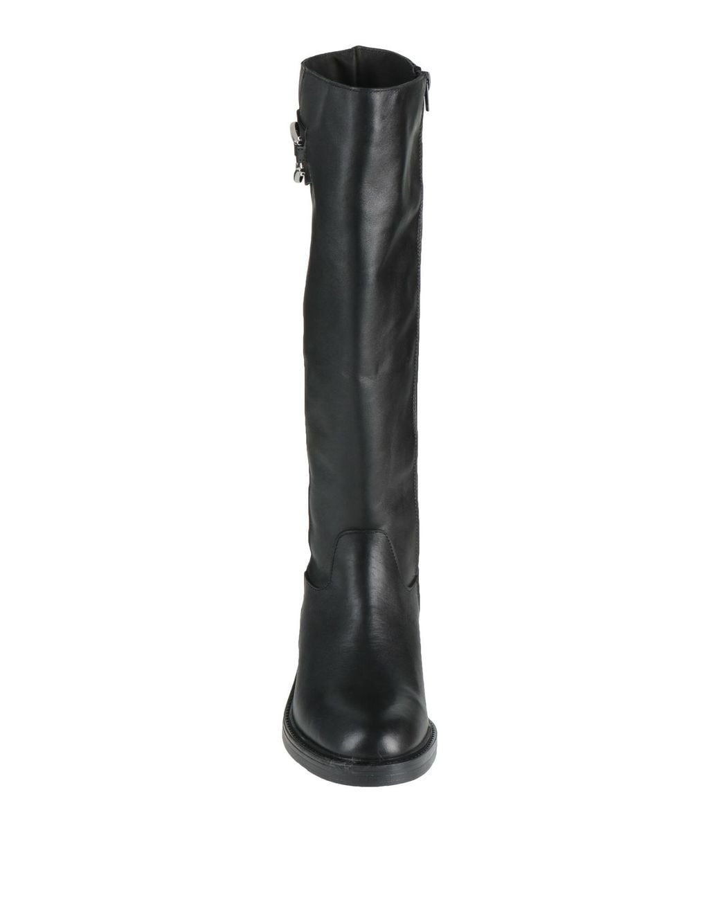 Ovyè Black Boot Leather