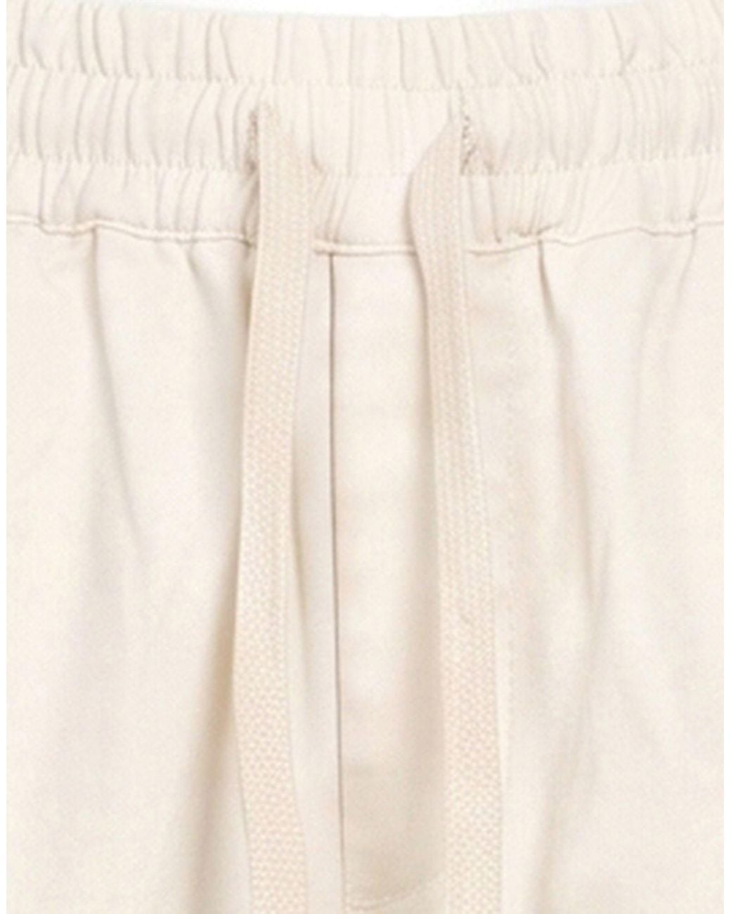 White Wise Natural Pants Cotton, Elastane