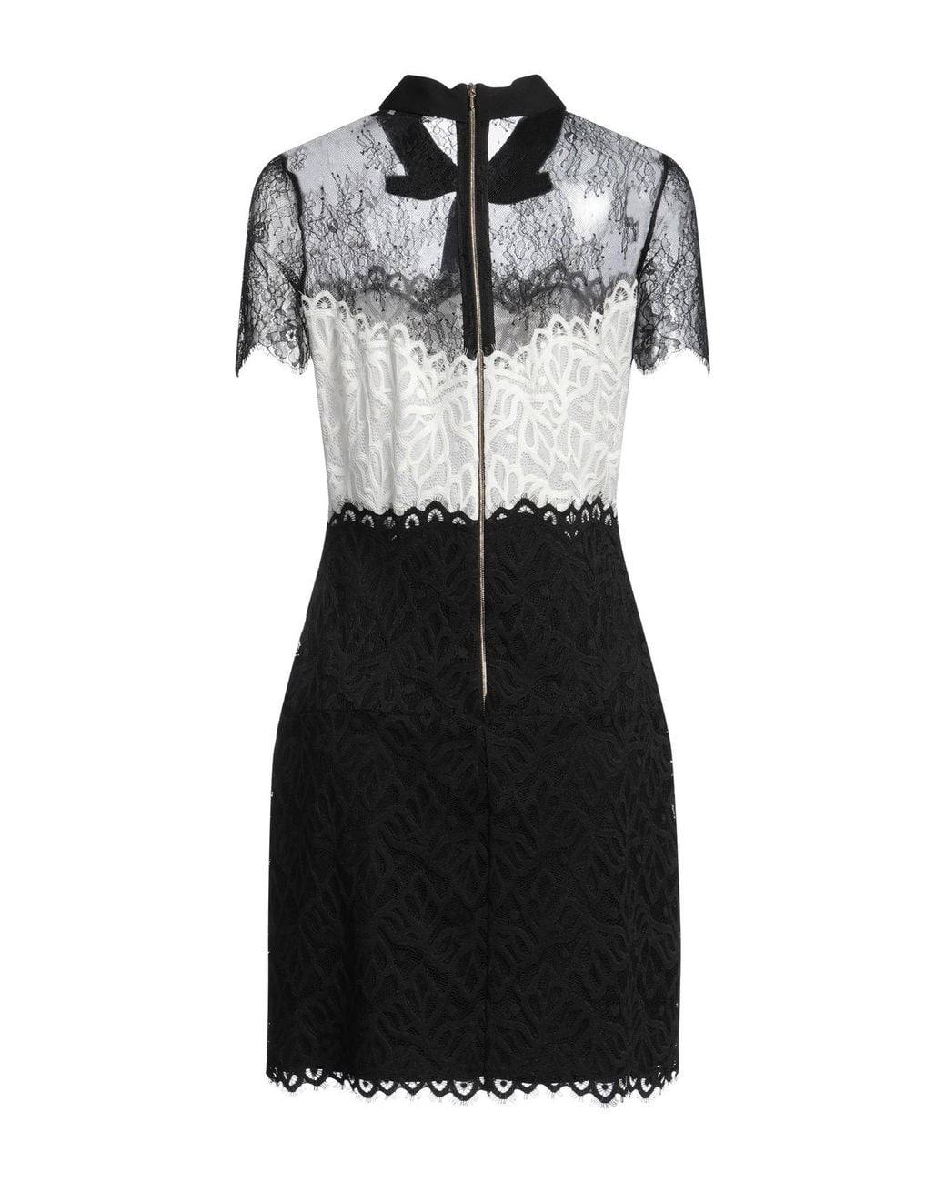 Sandro Black Mini Dress Nylon, Polyester, Elastane, Polyamide
