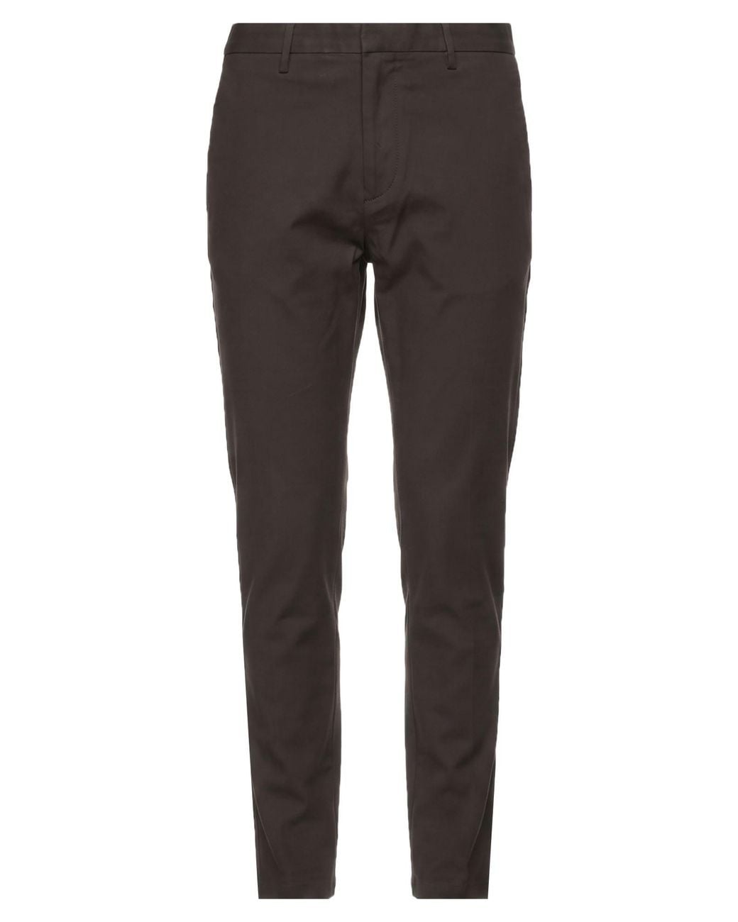 Emporio Armani Gray Pants Cotton, Elastane for men