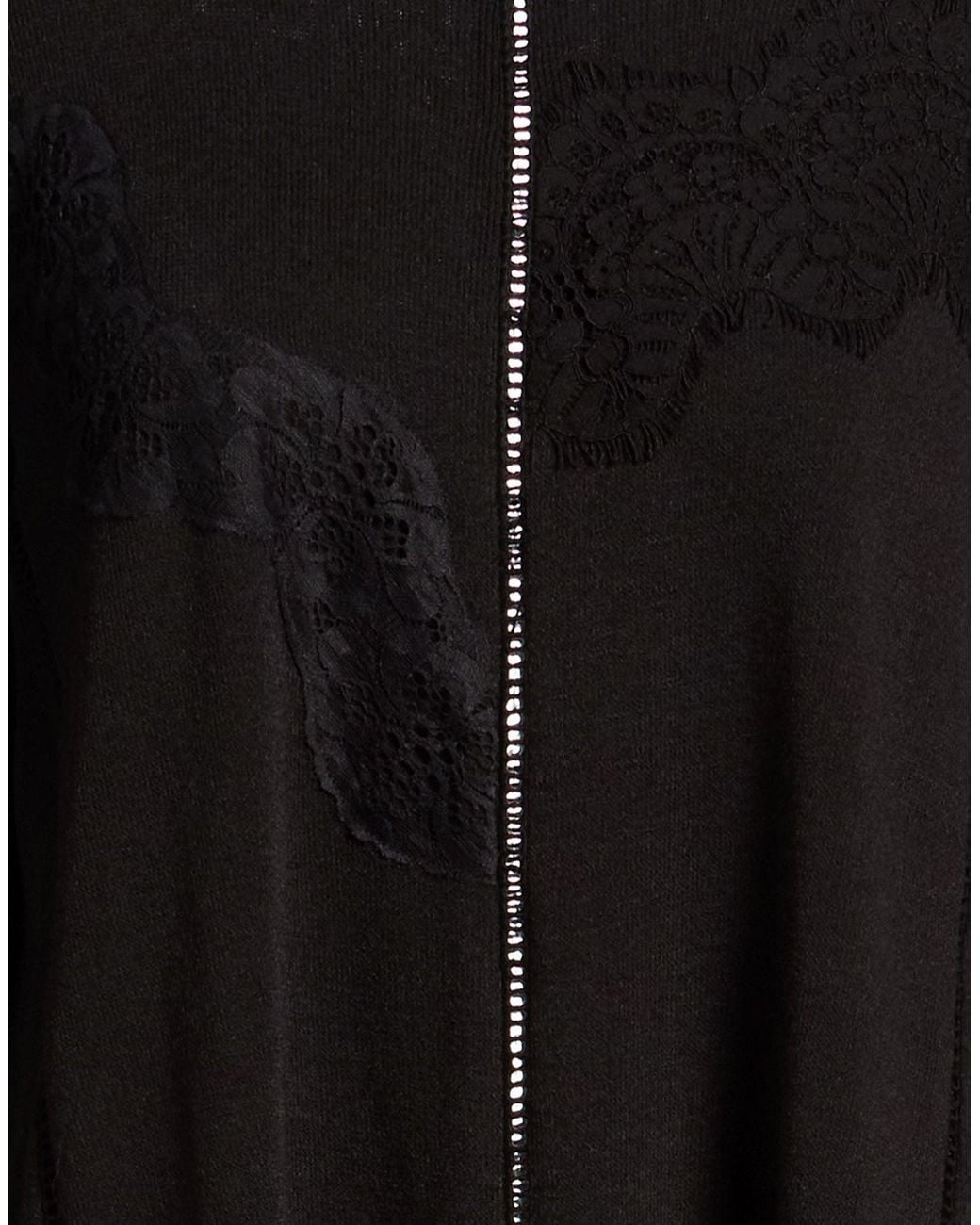 MEIMEIJ Black Sweater Polyester, Viscose, Elastane