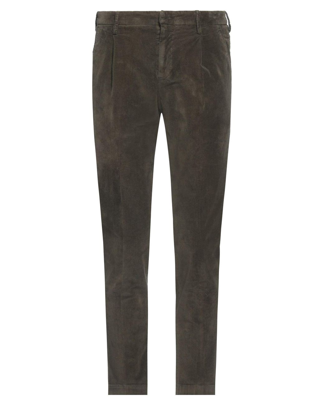 Entre Amis Gray Pants Cotton, Elastane for men
