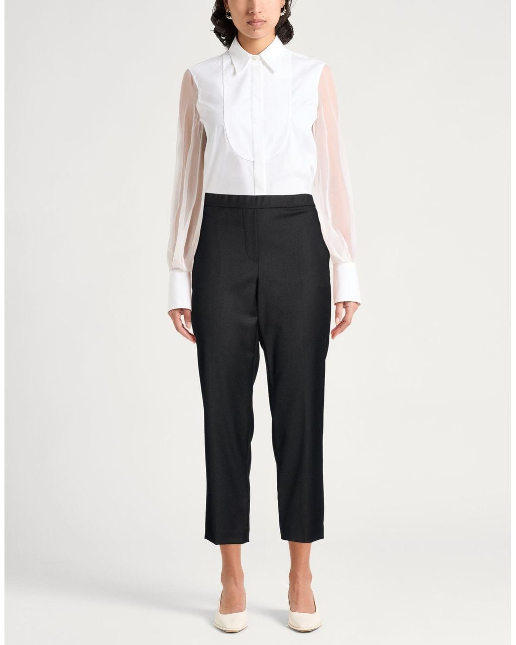Theory Black Pants Virgin Wool