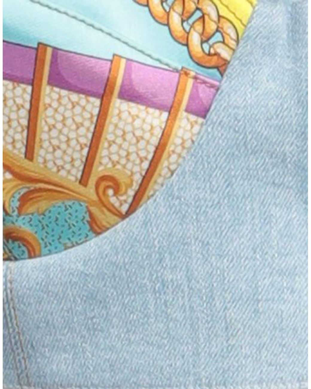 Versace Blue Top