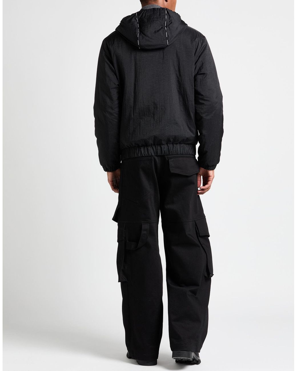 Versace Jeans Couture Black Jacket Polyamide for men