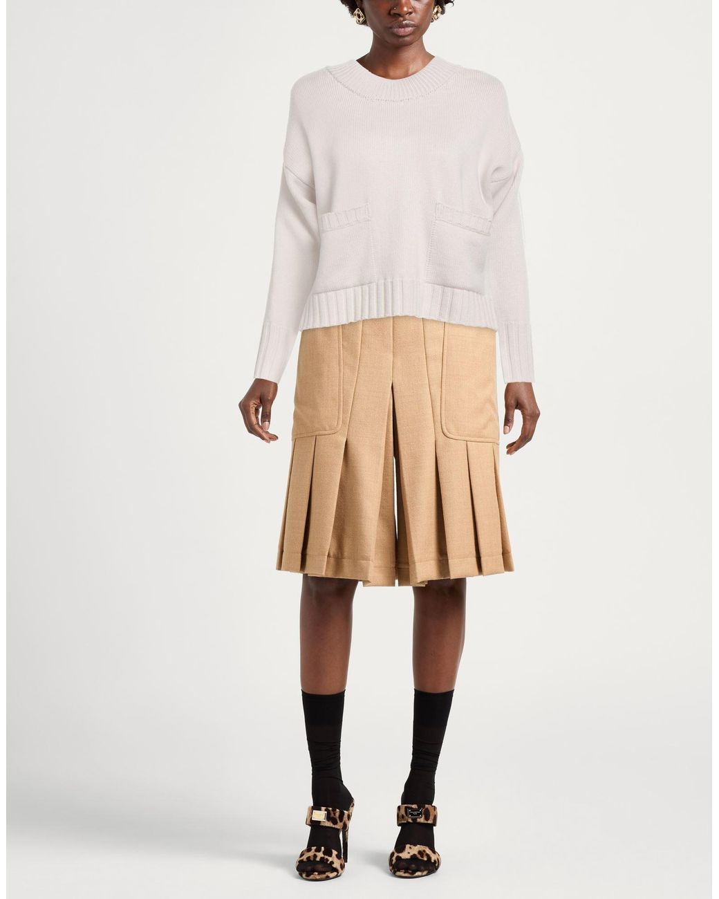 Alpha Studio Natural Light Sweater Merino Wool