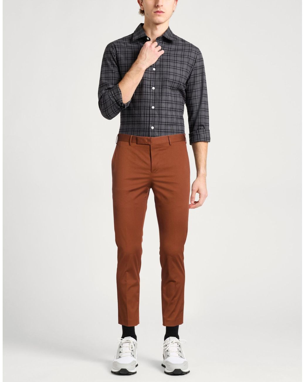 PT Torino Brown Trouser for men