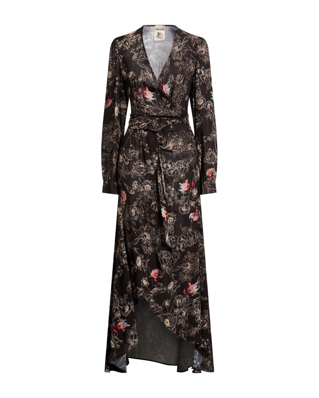 Semicouture Black Maxi Dress