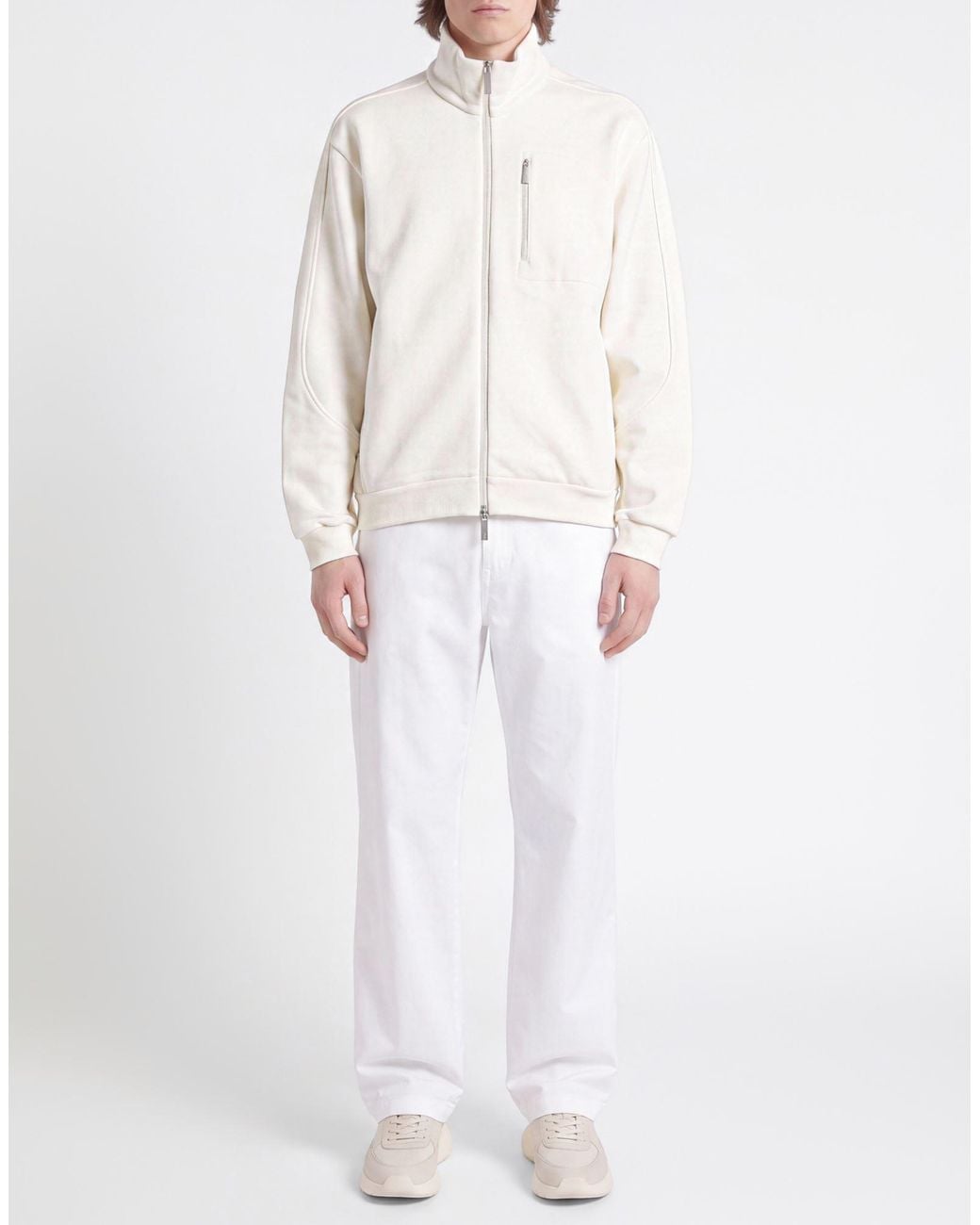 Herno White Sweatshirt Cotton for men