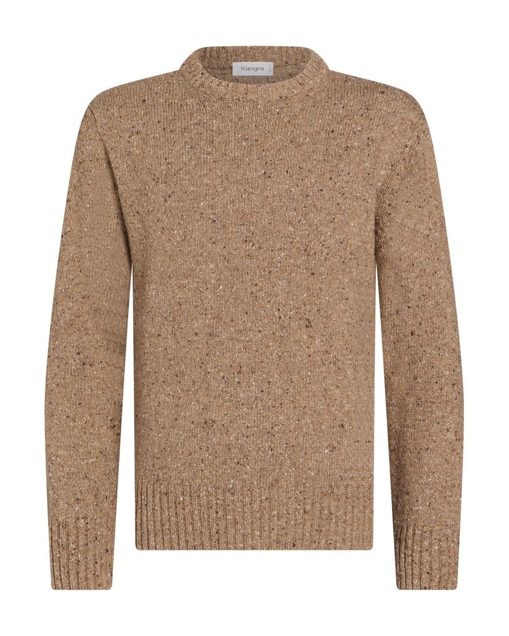 Kangra Brown Sweater Wool, Polyamide, Viscose for men