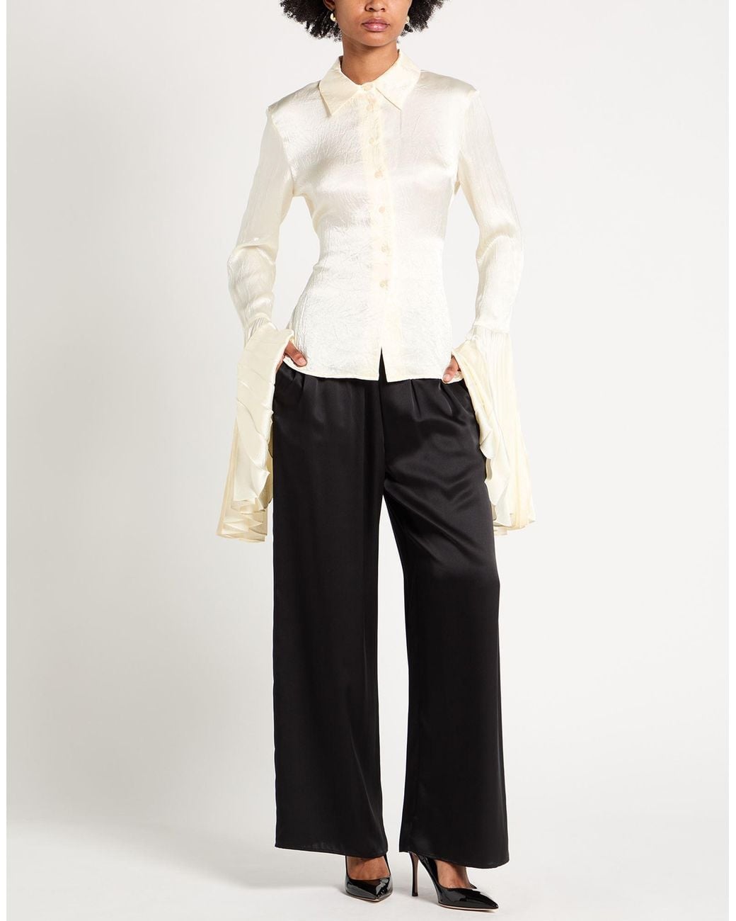 A.W.A.K.E. MODE White Shirt Acetate