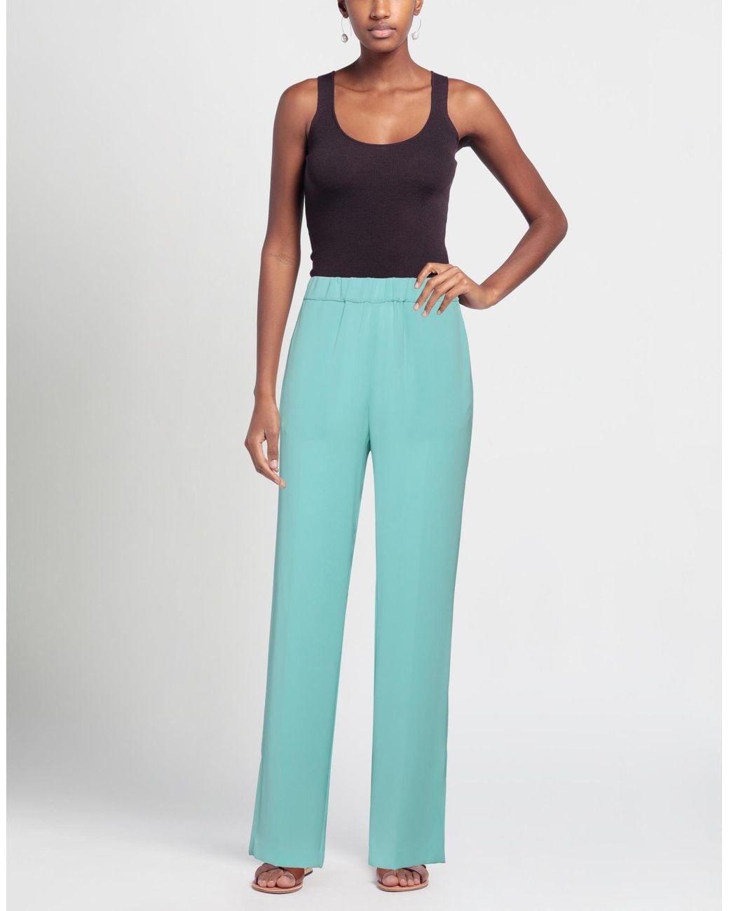 Semicouture Blue Trouser