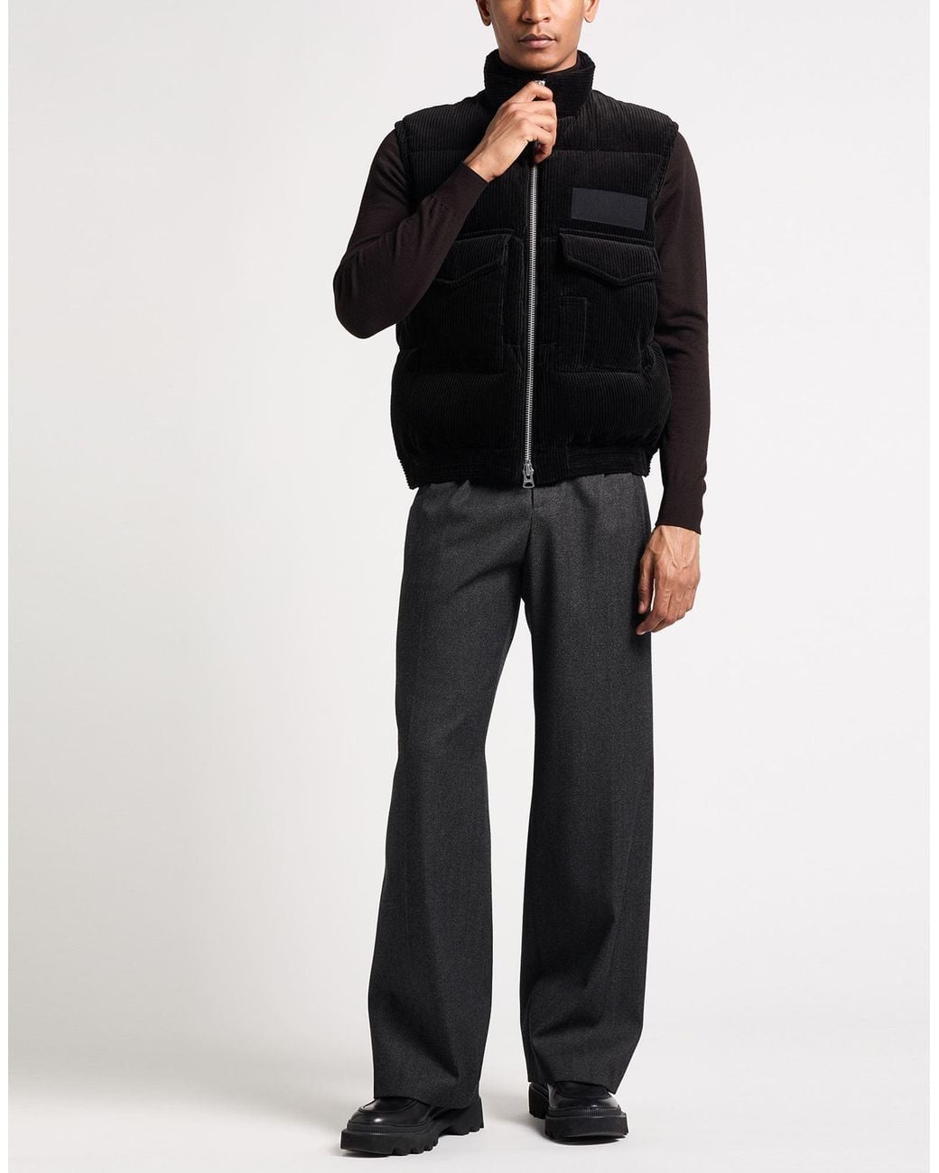Sacai Black Vests for men