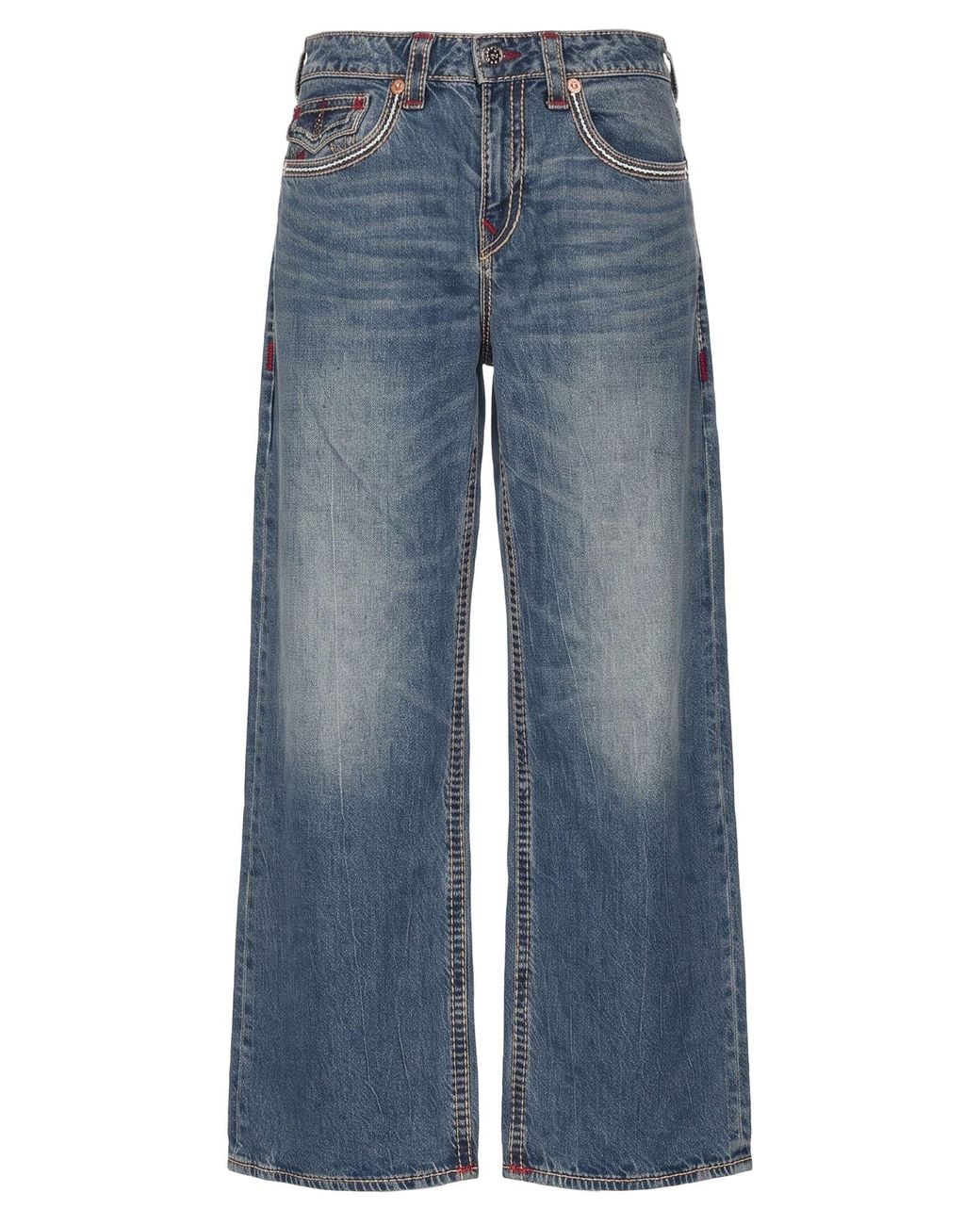 True Religion Blue Jeans Cotton, Elastane