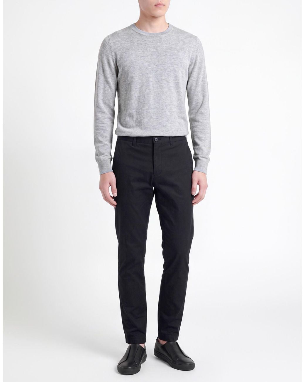 Theory Blue Pants Cotton, Elastane for men