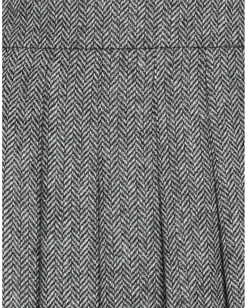DSquared² Gray Mini Skirt