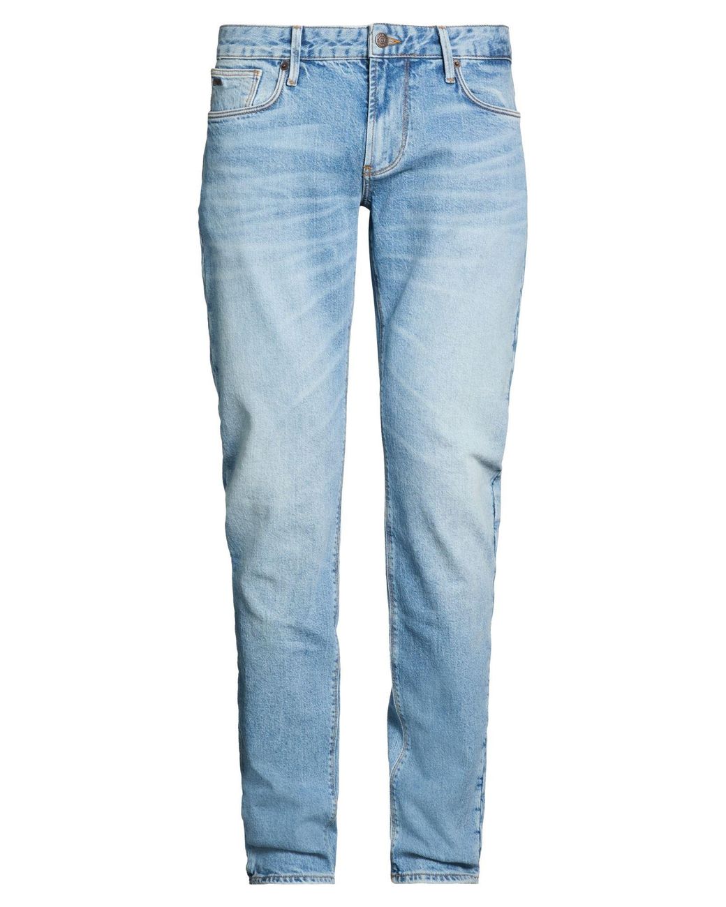 Emporio Armani Blue Jeans Cotton, Elastane for men