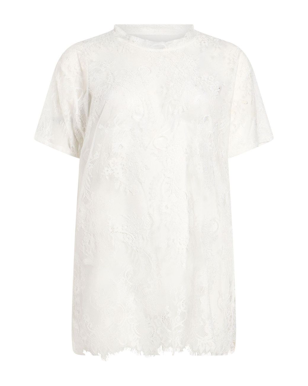 Pink Memories White Top Polyamide