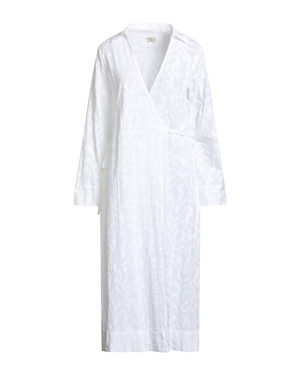 Massimo Alba White Midi Dress Cotton