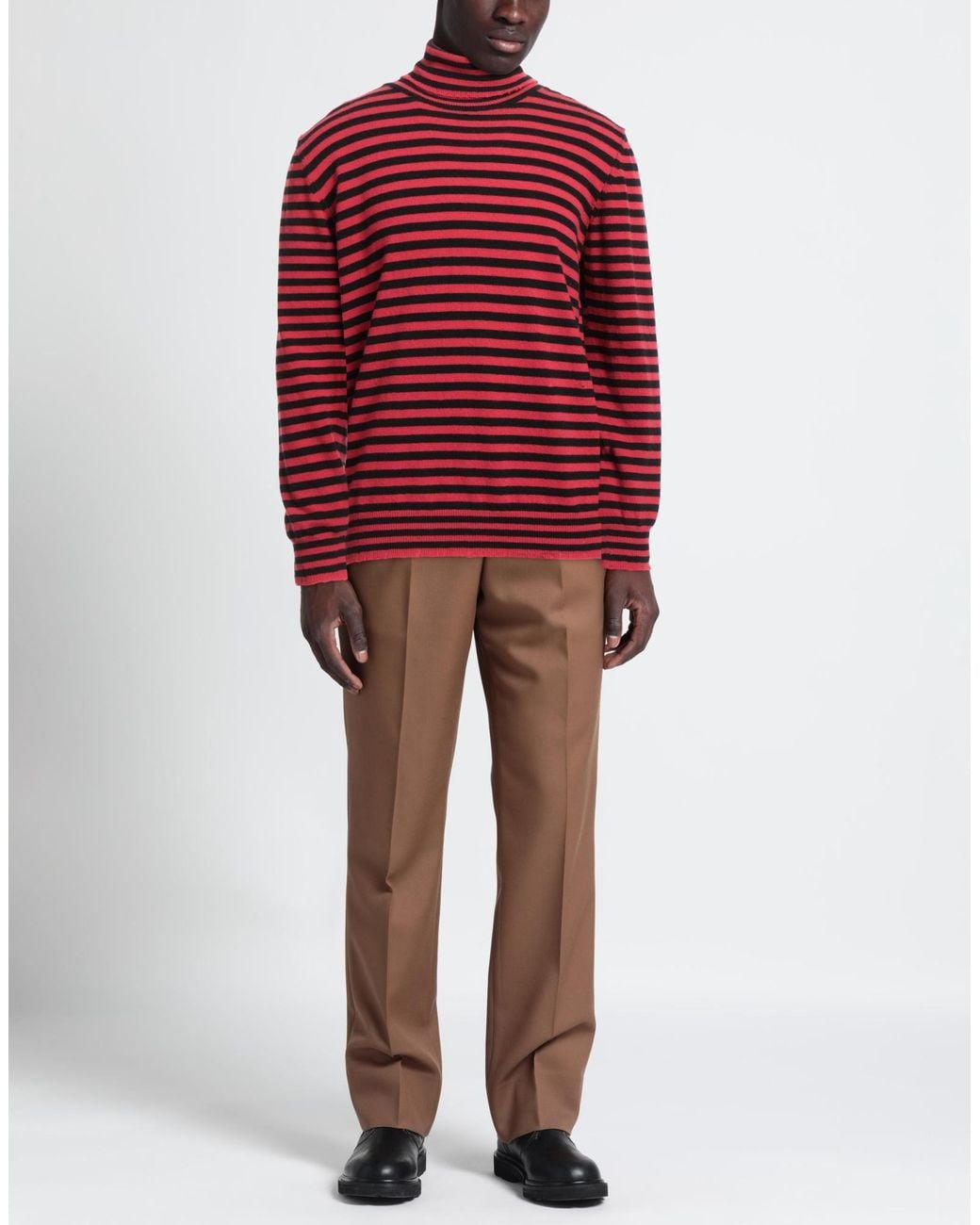 Amaranto Red Turtleneck for men