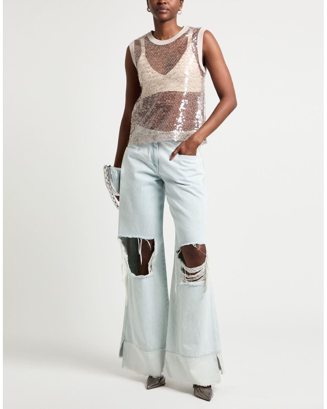 Jucca White Top Polyester, Cotton