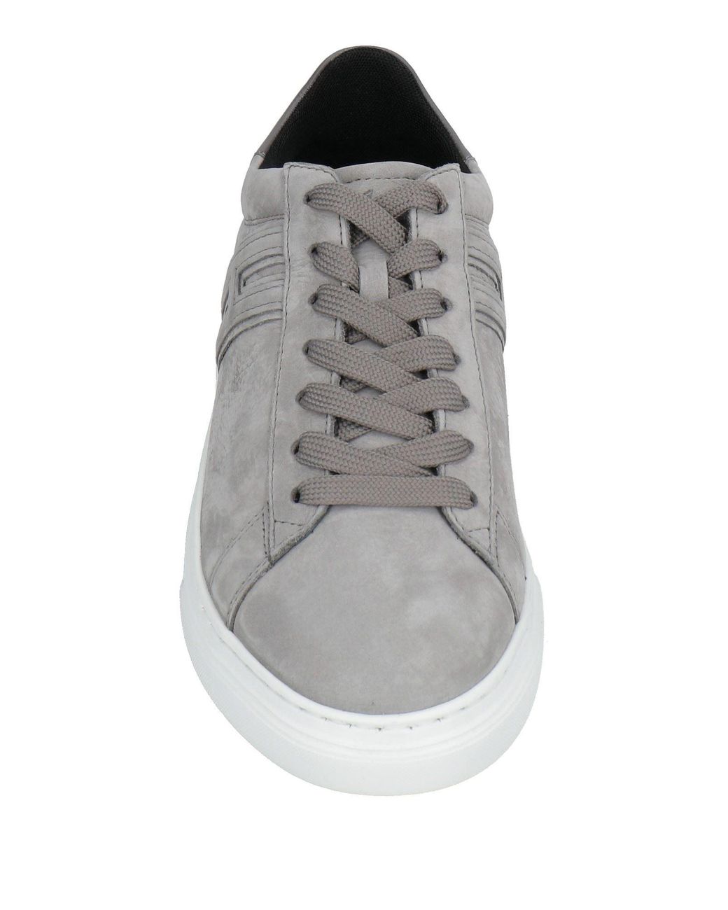 Hogan Gray Sneakers Leather for men