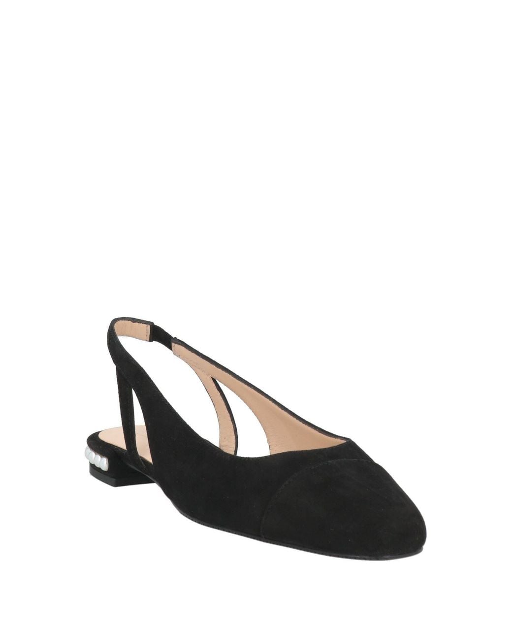 Stuart Weitzman Black Ballet Flats Leather