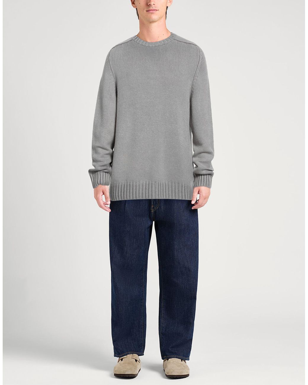 Dondup Gray Sweaters for men
