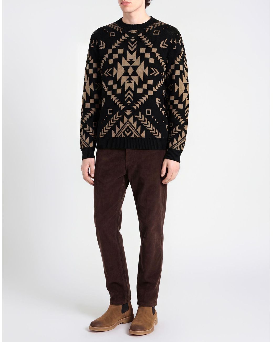 TOOCO Black Sweater Polyamide, Viscose, Elastane, Cashmere for men