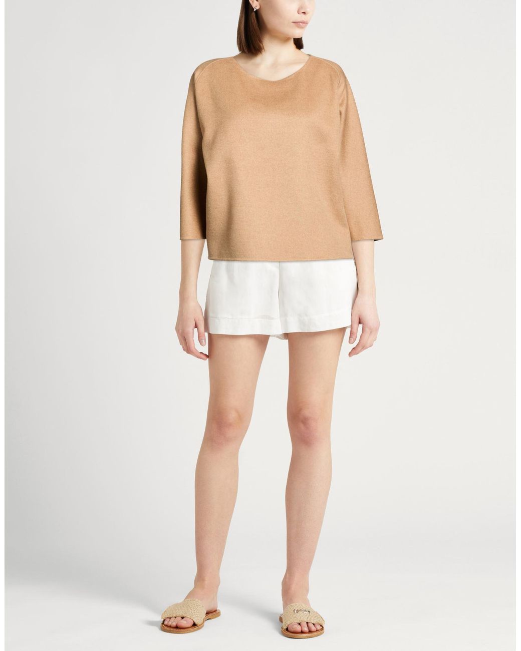 Top Max Mara en coloris Natural