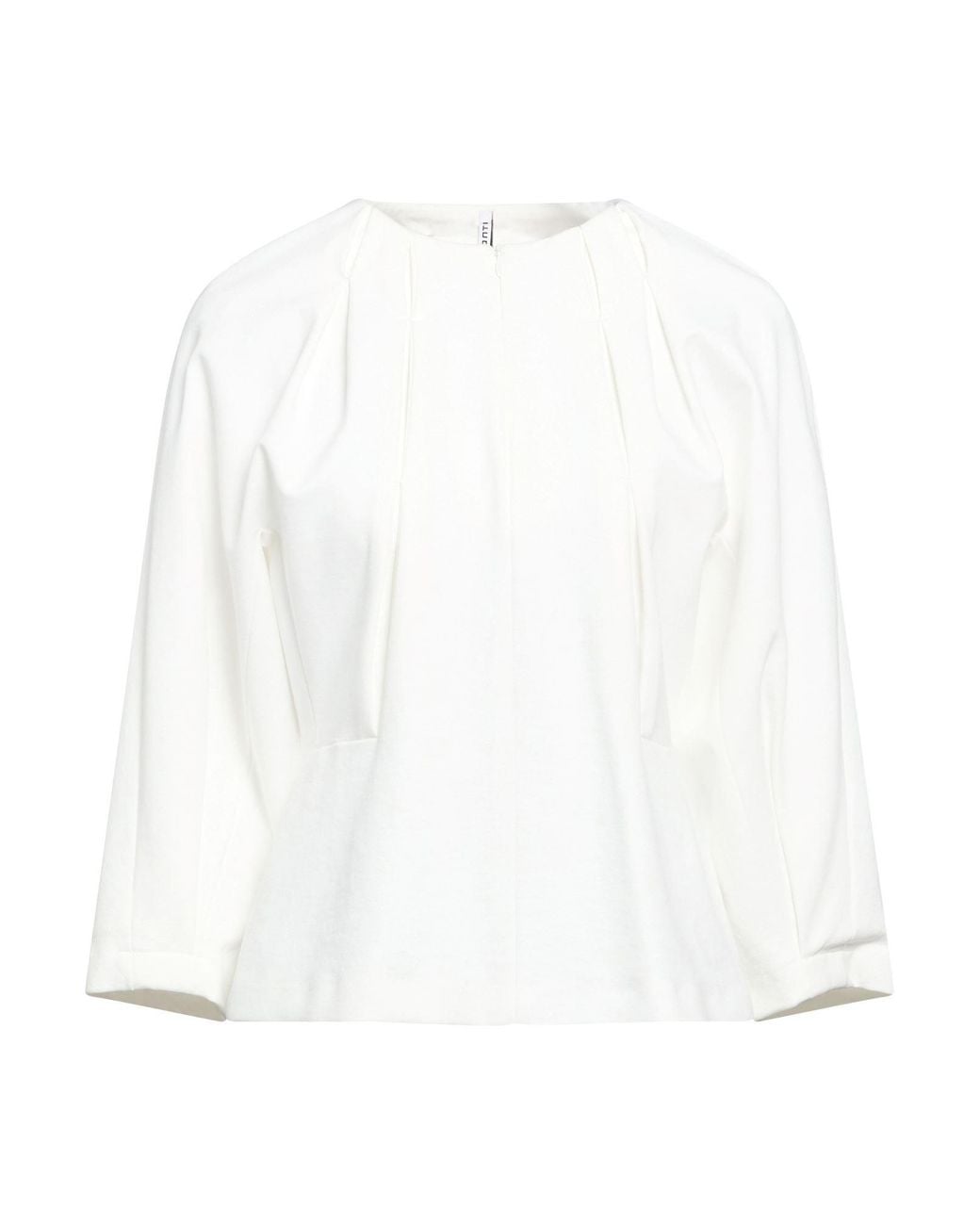 Liviana Conti White Top Viscose, Polyamide, Elastane