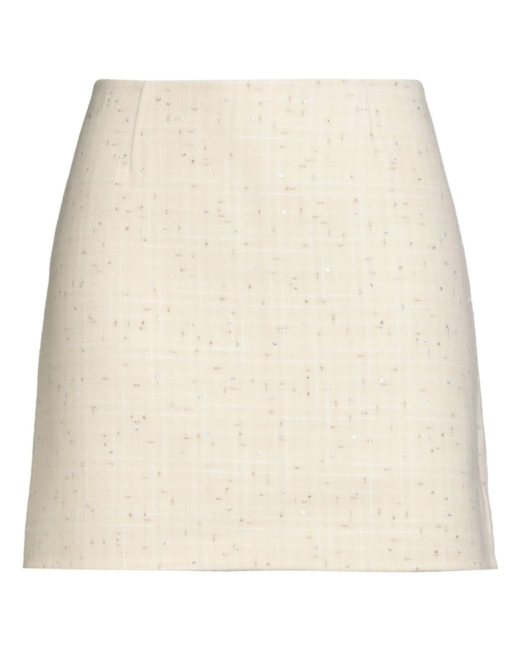 Mc2 Saint Barth Natural Mini Skirt