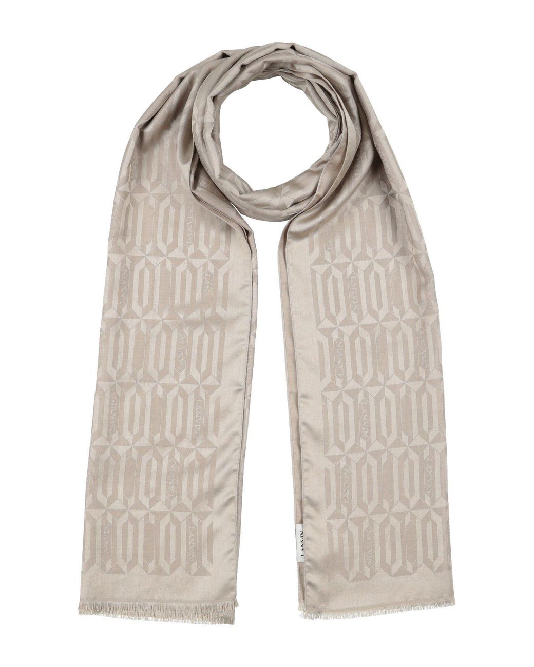 Bufanda Lanvin de color Natural