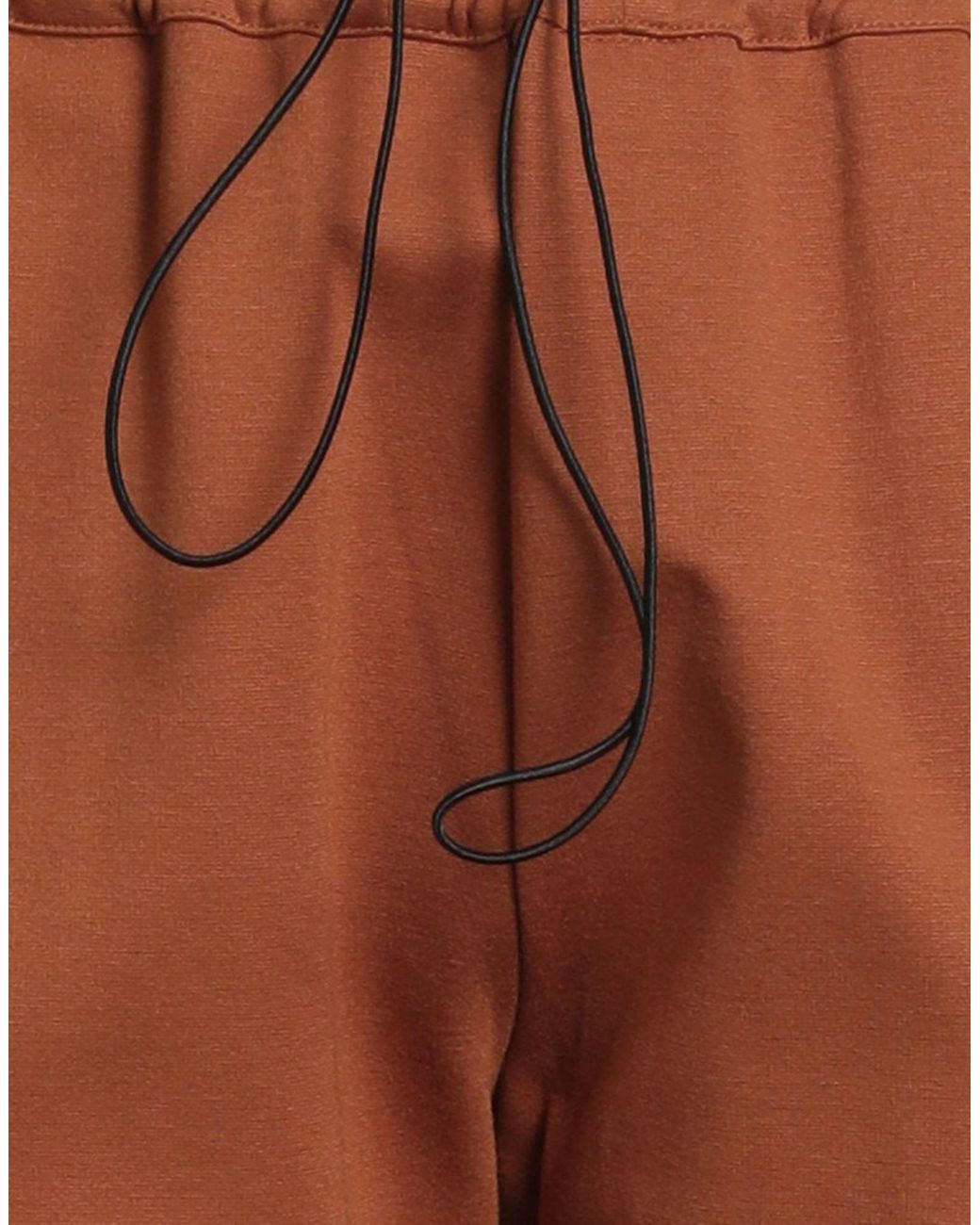 SOHO-T Brown Camel Pants Viscose, Polyamide, Elastane