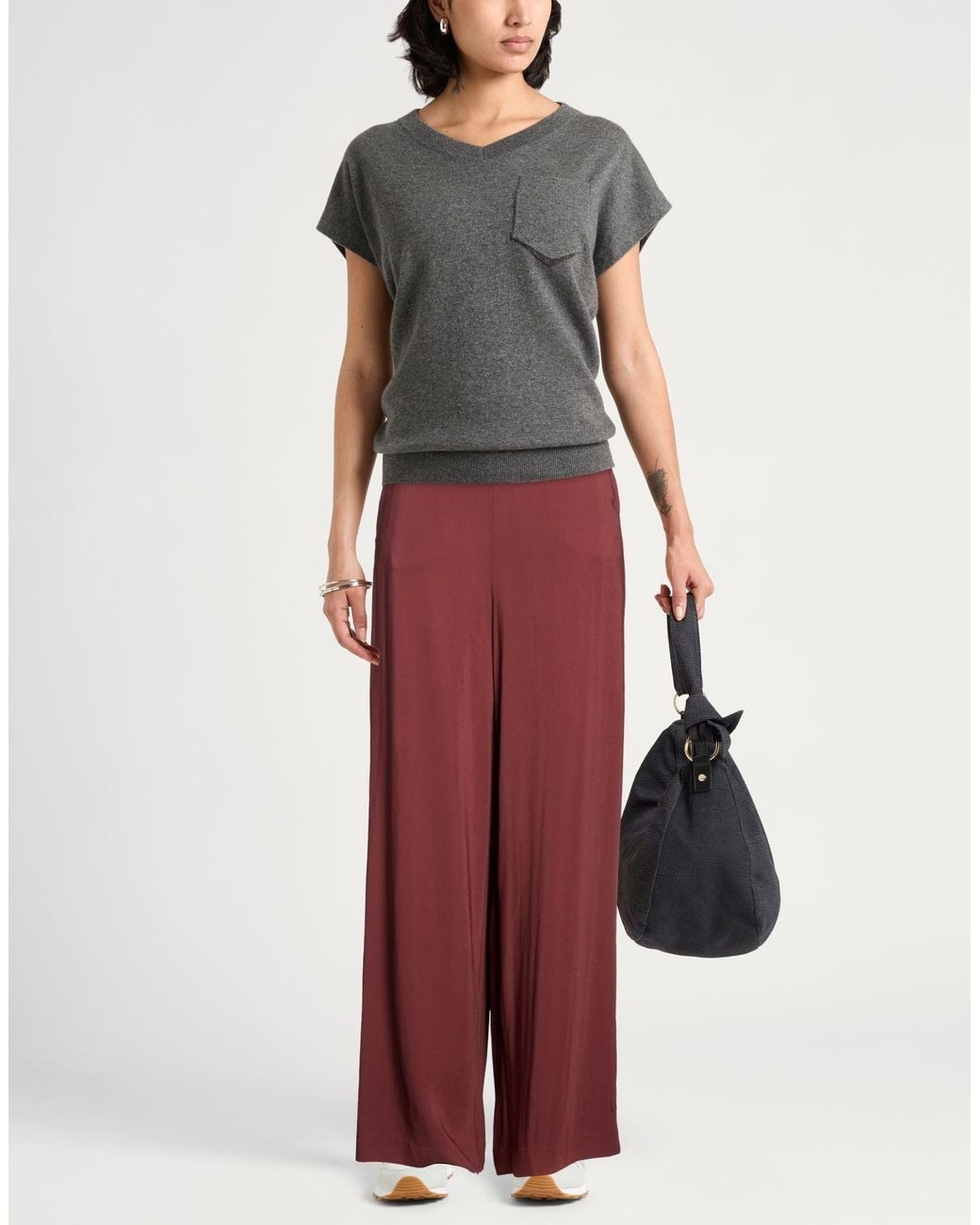 Manila Grace Red Trouser