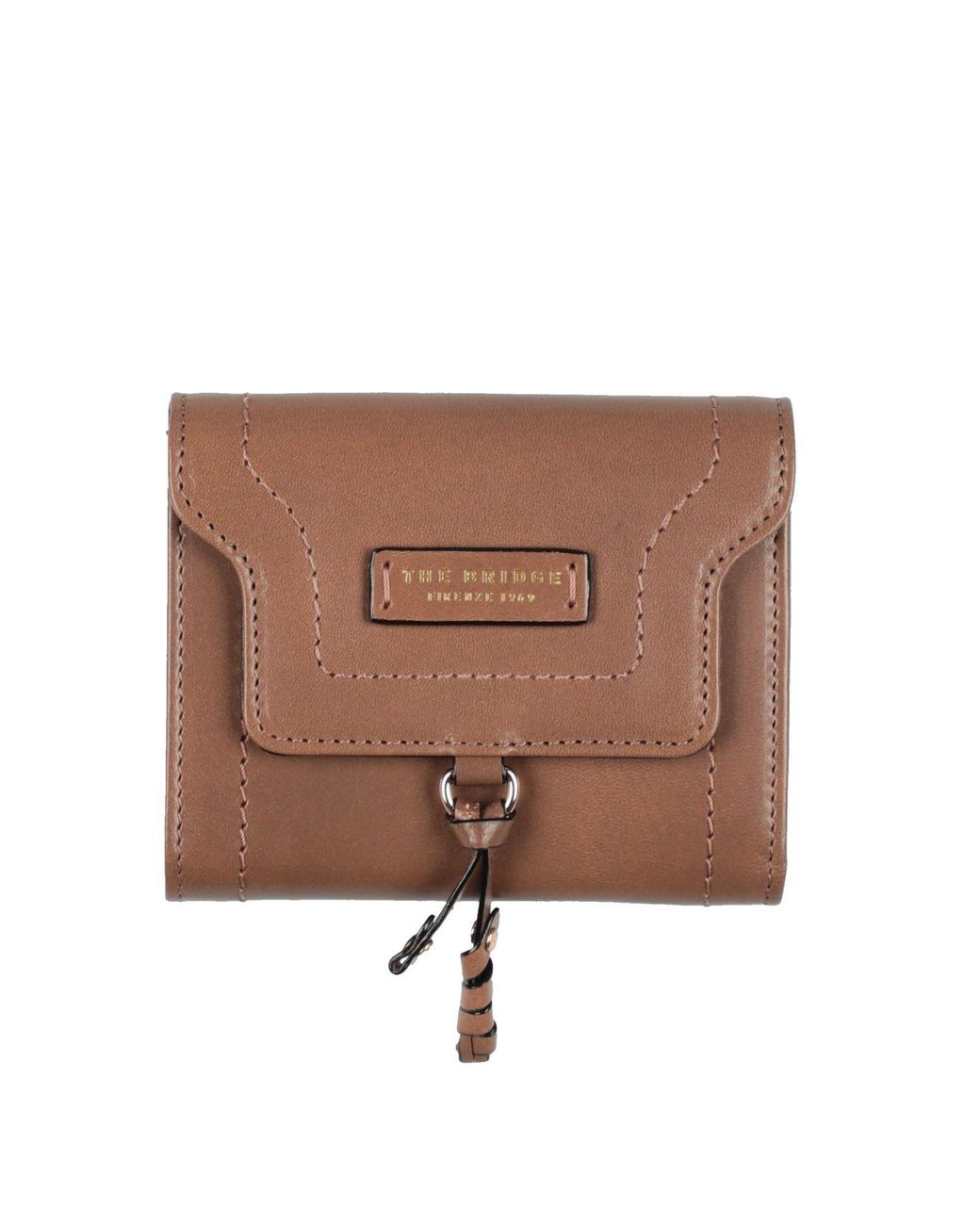 The Bridge Brown Khaki Wallet Leather